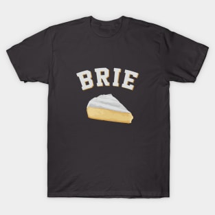 Brie cheese funny college team logo T-Shirt